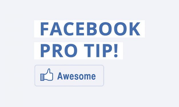 PRO Facebook Tip!