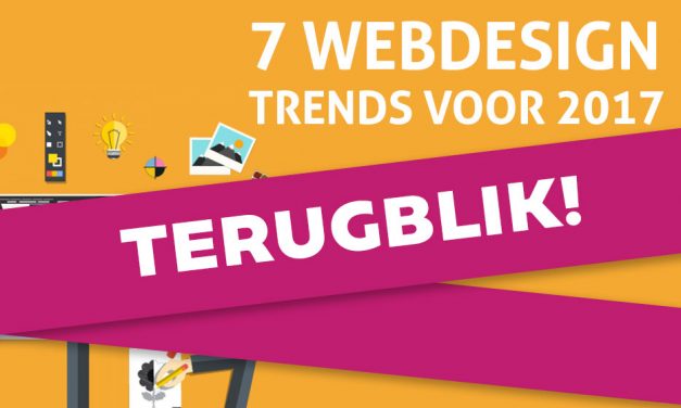 Terugblik webdesign trends 2017